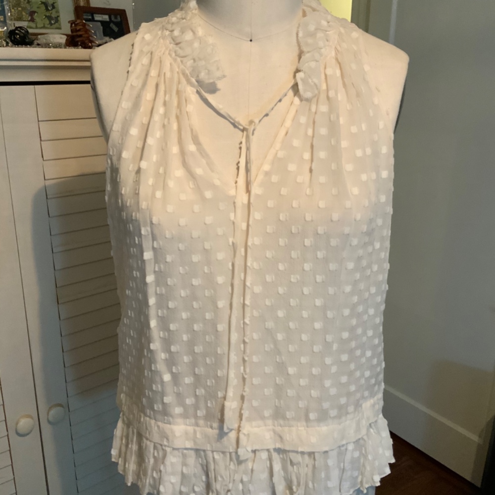 Rebecca Taylor polka dotted blouse